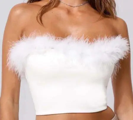 Summer Women's Top, Sexy Backless Knit Tank Top