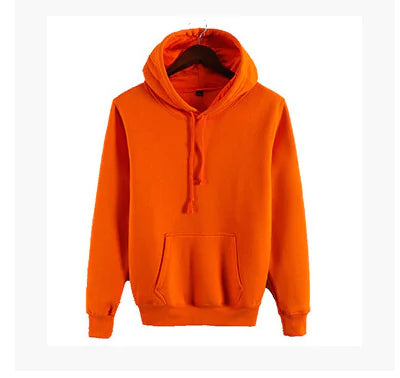 Cotton Pullover Hoodie with Hood