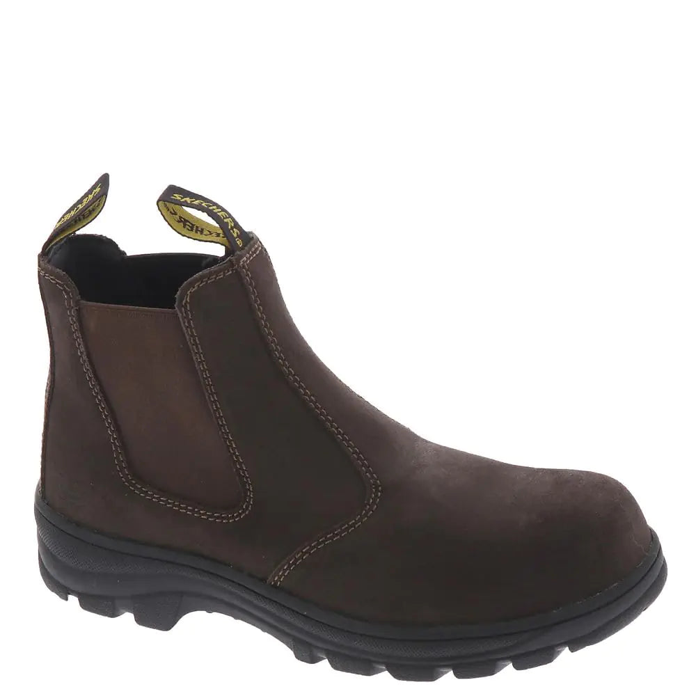 Skechers Womens Work Industrial Boot Brown 7