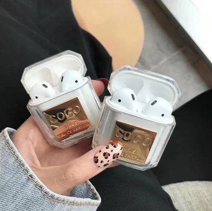 Perfume Bottle Silicone Case for Wireless Earbuds