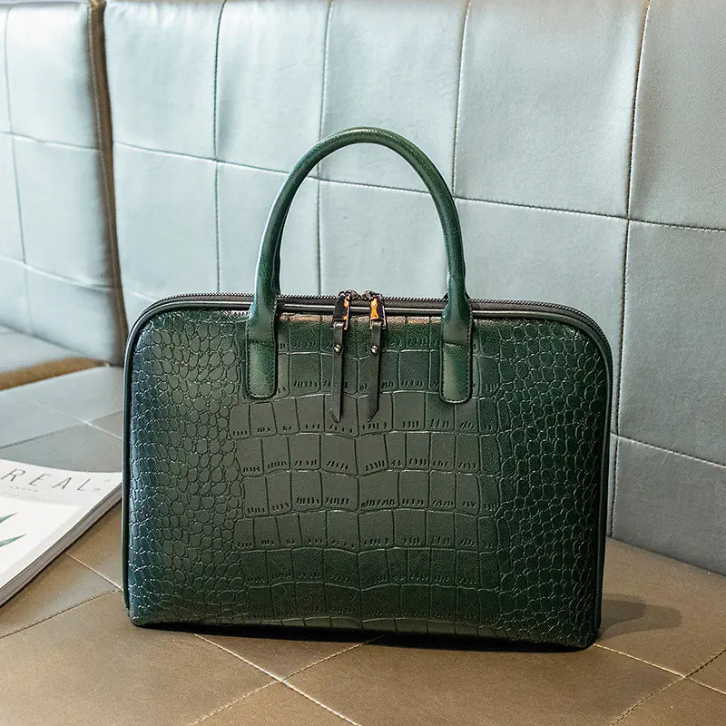 Stylish and Minimalist Leather Briefcase