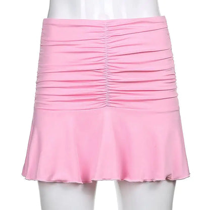 Women's Pleated Hip Skirt Suit