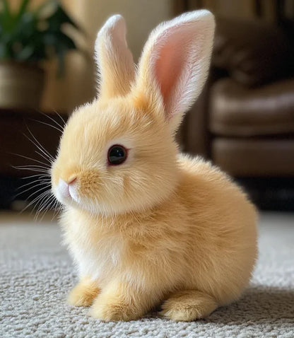 Electric Realistic Rabbit Plush